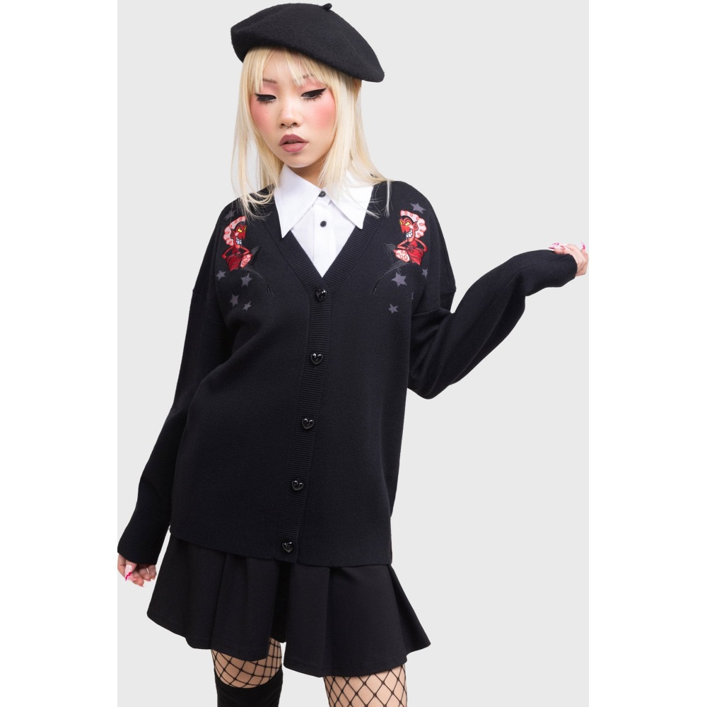 Killstar Powerpuff Girls - Splendidly Evil Cardigan - Black